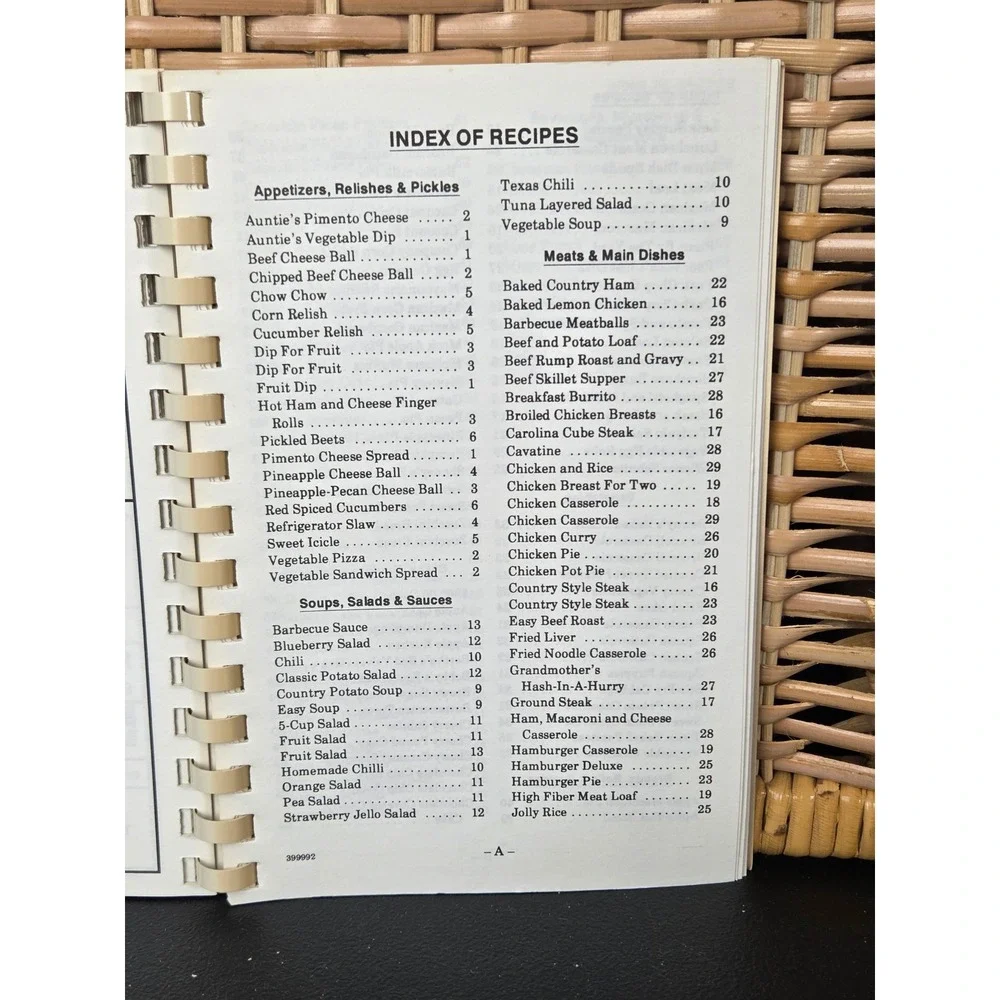 Gospel View Baptist Church Cookbook Recipe Book Dobson, NC